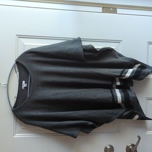 Gray Sweater coverup style top